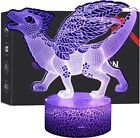Dragon 3D Led Illusion Lamp Dragon Night Light for Kids Remote & Smart Touch ...