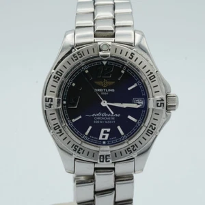 Breitling Colt Oceane Quarzo A57350 Orologio Donna Acciaio Nero BR144 - Foto 1 di 11