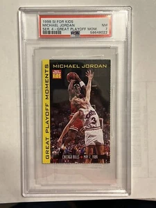 MICHAEL JORDAN 1998 Sports Illustrated SI For Kids Great Playoff Moments PSA 7 - Picture 1 of 2