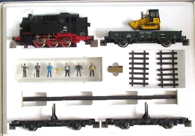 Märklin Gleisbauzug mit Dampflok BR 80 033 in OVP 5504 Spur 1 - Bild 1 von 4