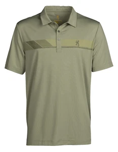 Browning X-Large Performance Polo Green Shirt Stretch Polyester 30180764-02 - Picture 1 of 2