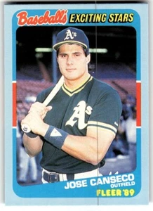 1989 Fleer Baseball's Exciting Stars - Jose Canseco #3 - Bild 1 von 2