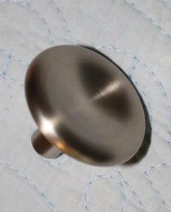 6 x Aokenbao high quality round brushed nickel knobs handles. AKB-612 - Picture 1 of 3