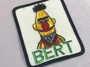 Vintage 1970’s SESAME STREET BERT Character Patch Embroidered NOS NEW (not Ernie - Bild 1 von 4