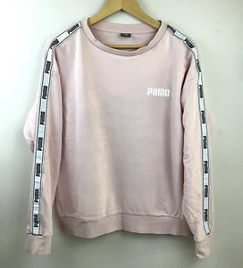 Puma Womens Pink Size L Cropped Jumper Sweater - Bild 1 von 7