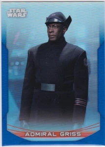 2020 Star Wars Chrome Perspectives Blue Refractor #40F Admiral Griss 004/150 - Bild 1 von 1