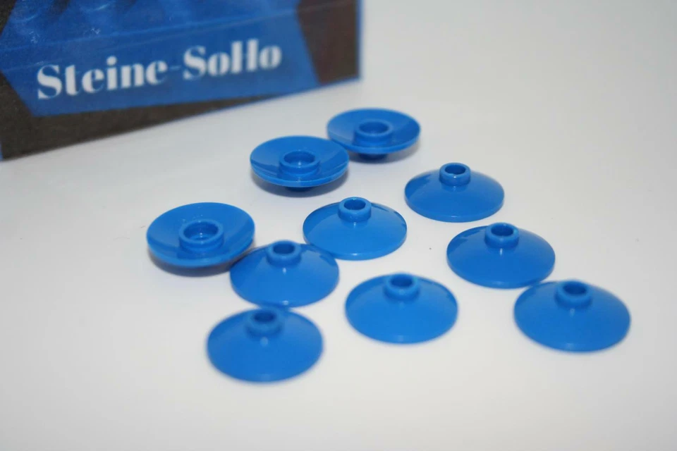 Lego (c) 10x Radar Schüssel - 2x2 - blau  - 4740 - dish 2x2 inverted - Bild 1 von 1