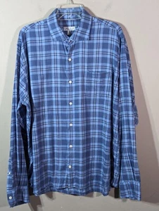 Peter Millar Gr. XL Drewry Herbst weich angeraute Baumwolle kariert Business Freizeit Hemd - Bild 1 von 4