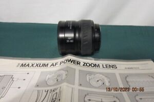 Minolta Maxxum AF Power Zoom 35-80mm F/4-5.6 lens - W/ Instructions - EXCELLENT