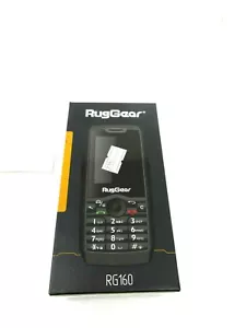 RugGear RG160 Light Black Keypad Phone GPS WiFi Android Cell Phone *NEW* - Picture 1 of 4