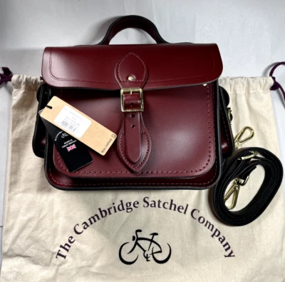 Bolso Bandolera Pequeño Nuevo con Etiquetas The Cambridge Satchel Company Traveller Sangre de Buey Foto 1 de 4