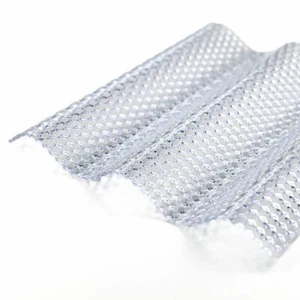 Wellplatten Lichtplatten Acryl Sinus 76 18 Wabenstruktur klar 3 mm  HIGHLUX® - Bild 1 von 1