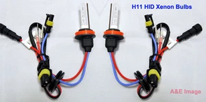 H11 8000K 35W HID Xenon Ricambio 2 Lampadine per Fari Fari Azzurro - Foto 1 di 1