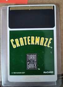 CraterMaze Crater Maze (TurboGrafx-16 1990) Authentic HuCARD Only Free shipping!