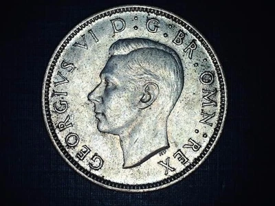 1942 2 SChillings Florin Great Britian Silver coin - Image 1 of 2