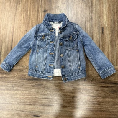 J. Crew Crewcuts Blue Denim Jacket Unisex Size 3 - Image 1 of 4