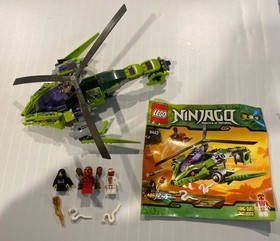 LEGO NINJAGO: Rattlecopter (9443) Complete w/ Instructions & Minifigures, No Box