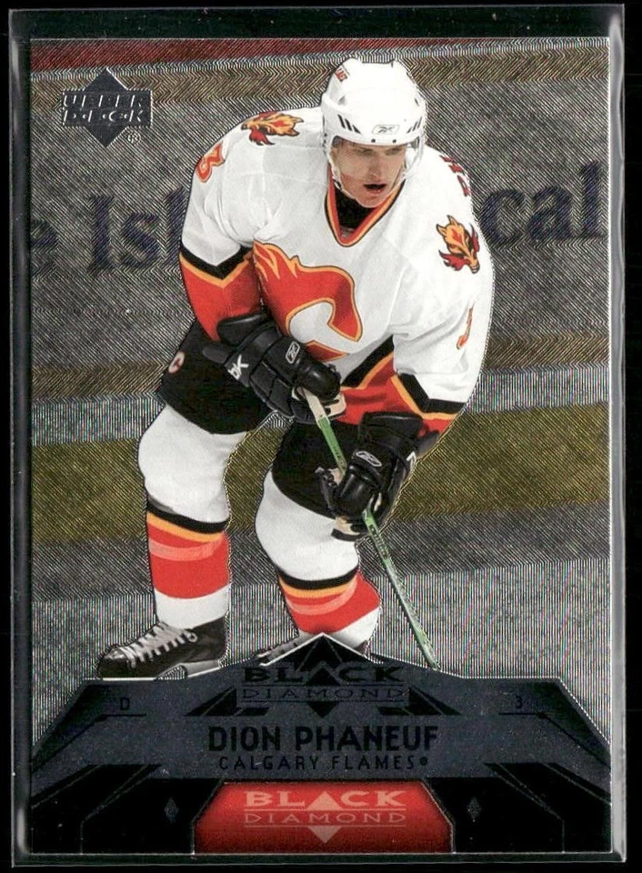 2007-08 Upper Deck Black Diamond Dion Phaneuf #90 Calgary Flames - Image 1 of 2