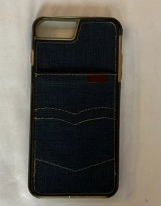 iPhone 7 Plus Plastic Case DENIM Jean Pocket - Picture 1 of 2