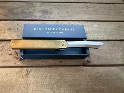 Faca de bolso dobrável MELHOR FEITA EMPRESA JAPÃO NOVA NA CAIXA - Imagem 1 de 4