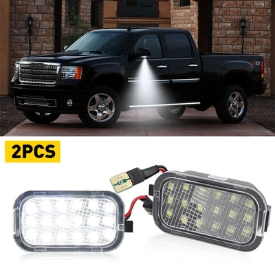 Luces LED de charco de espejo lateral para Chevrolet Tahoe Suburban GMC Yukon 2007-2014 Foto 1 de 4