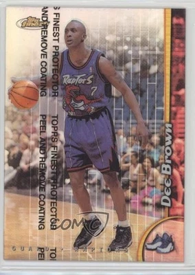 1998-99 Topps Finest Refractor Dee Brown #153 - Image 1 of 2