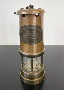 British Coal Mining Company, Eales Aberaman Colliery Miners Safety Lamp 9" - Picture 1 of 13