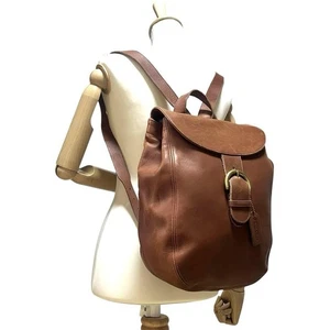 Alter Coach Rucksack schwarz Leder Modell Nr. 306 seltene gute Erhaltung original - Bild 1 von 12