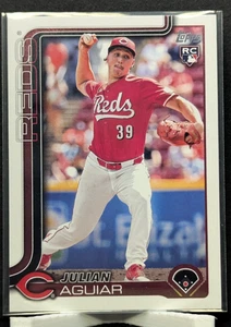 2025 Topps Series 2 RC #566 Julian Aguiar Rookie NM - Picture 1 of 2