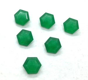 Natural Emerald Quartz Hexagon Cut AAA Loose Gemstone For Assorted All Jewelry [ - Picture 1 of 17