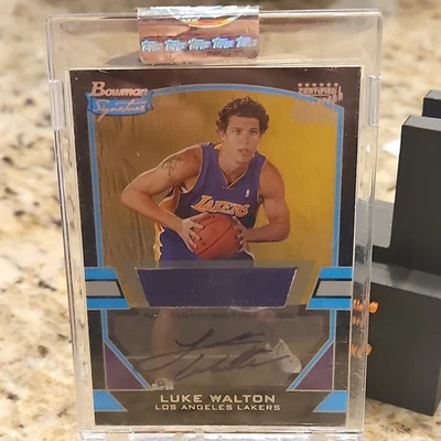 Camiseta deportiva Luke Walton 2003-04 Bowman Signature ROOKIE autógrafo automático RC/1250 Foto 1 de 4