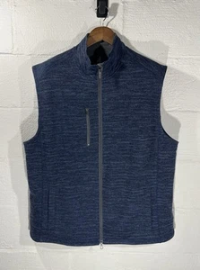JOHNNIE-O WEST COAST PREP ÄRMELLOSE FLEECEWESTE BLAU GRÖSSE XL GOLF - Bild 1 von 4