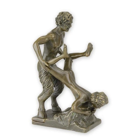 Erotische Bronze Wiener Bronze Skulptur Satyr  wb19 - Bild 1 von 1