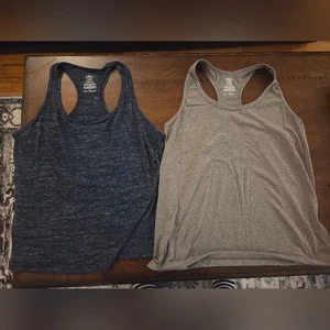 damen xl razorback tank blau & grau - Bild 1 von 3