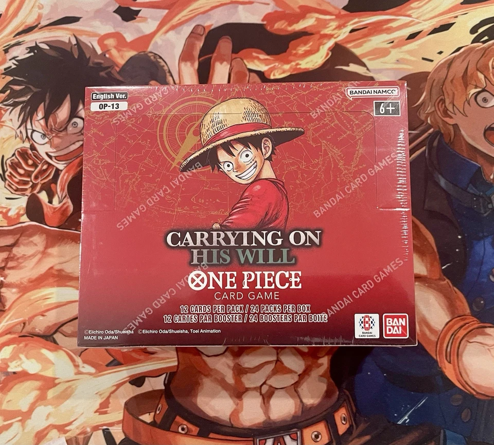 One Piece Card Game - OP-13 Carrying on His Will Booster Box - English SEALED! - Image 1 of 1