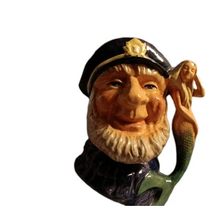 Vintage Royal Doulton Old Salt D6551 Toby Meerjungfrau Becher 1960 signiert von Gary Sharpe - Bild 1 von 5
