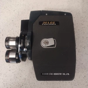 Vintage Jelco Three Turret Cine 8mm Movie Camera Collector Japan - Bild 1 von 5