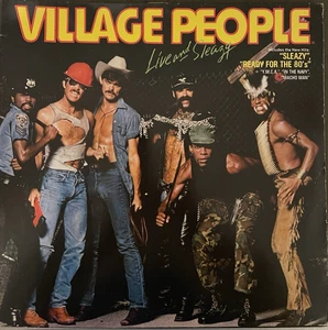Village People- Live and Sleazy- Vinyl Import Double-LP (Ariola Records) - Picture 1 of 5