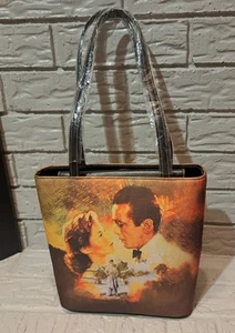 Casablanca Movie Printed Tote Bag/Purse With Two Of The Main Stars Featured - Picture 1 of 12