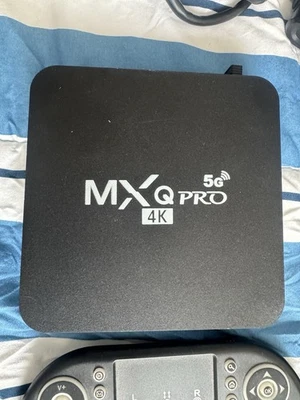 MXQ PRO 4K CPU64Bit4kUHD INTERNET TVBOX Preowned With Control, With out Box - Image 1 of 4