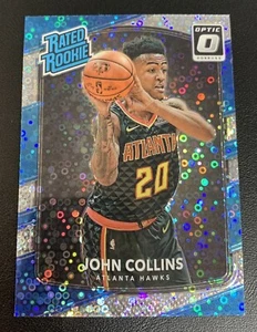 JOHN COLLINS Optic ROOKIE "FAST BREAK" REFRACTOR Prizm SP Parallel Variation RC  - Picture 1 of 10