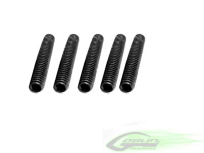 SAB Heli DIN 12.9 Cup Point Set Screws M2 5x15 (5 Pack) - Goblin 500/570/630/700 - Image 1 of 3