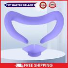 Silicone Mask Face Pad Lightproof Face Cover Pad for Meta Quest 3 (Purple) UK