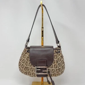 Vintage FENDI Zucca Mini Schultertasche - Bild 1 von 16