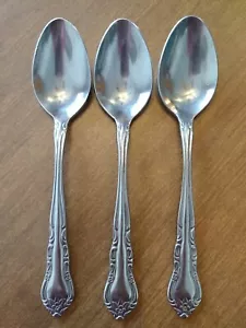 3 - Utica Walco Line DISCRETION Stainless Steel Teaspoons 6" - Picture 1 of 7