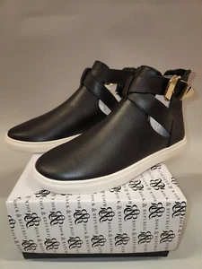 NIB Women's Rock and Republic Liela Ankle High Shoes Sneakers Black Size 9.5 - Picture 1 of 6
