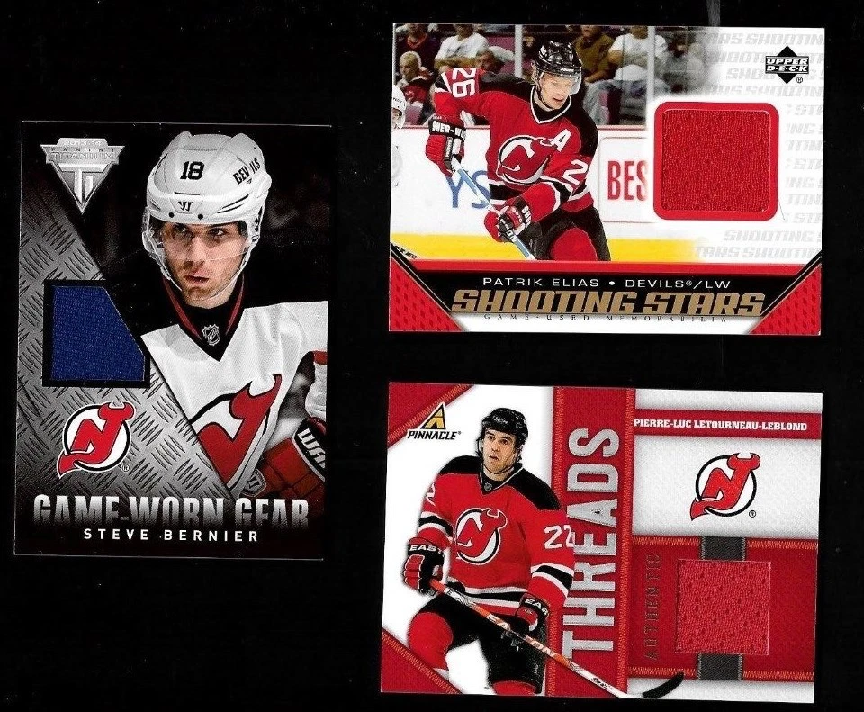 NEW JERSEY DEVILS AUTOGRAPH JERSEY ROOKIE NHL HOCKEY CARD SEE LIST - Image 1 of 1