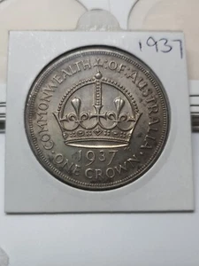 1937 Australian CROWN AUNC - Picture 1 of 4