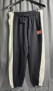 Nike Sportswear Team Fleece Sweatpants Black/White Women’s Large - Picture 1 of 9