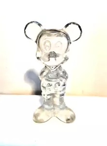 MICKEY MOUSE 2.75" Tall Crystal Glass Figure by Disney - Picture 1 of 1